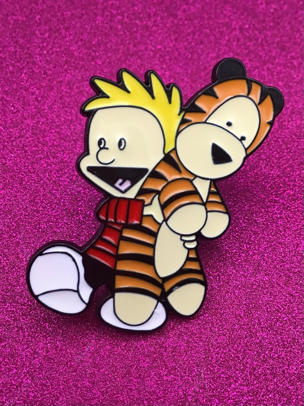 Calvin and Hobbes 2 Enamel Pin